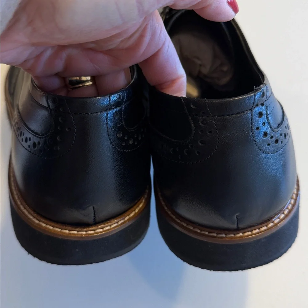 Joseph Abboud Classic Black Men's Dress Shoes Sz 11.D. NWOB. Tub3